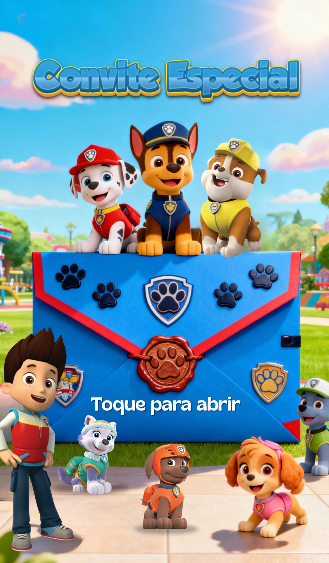 Capa do convite