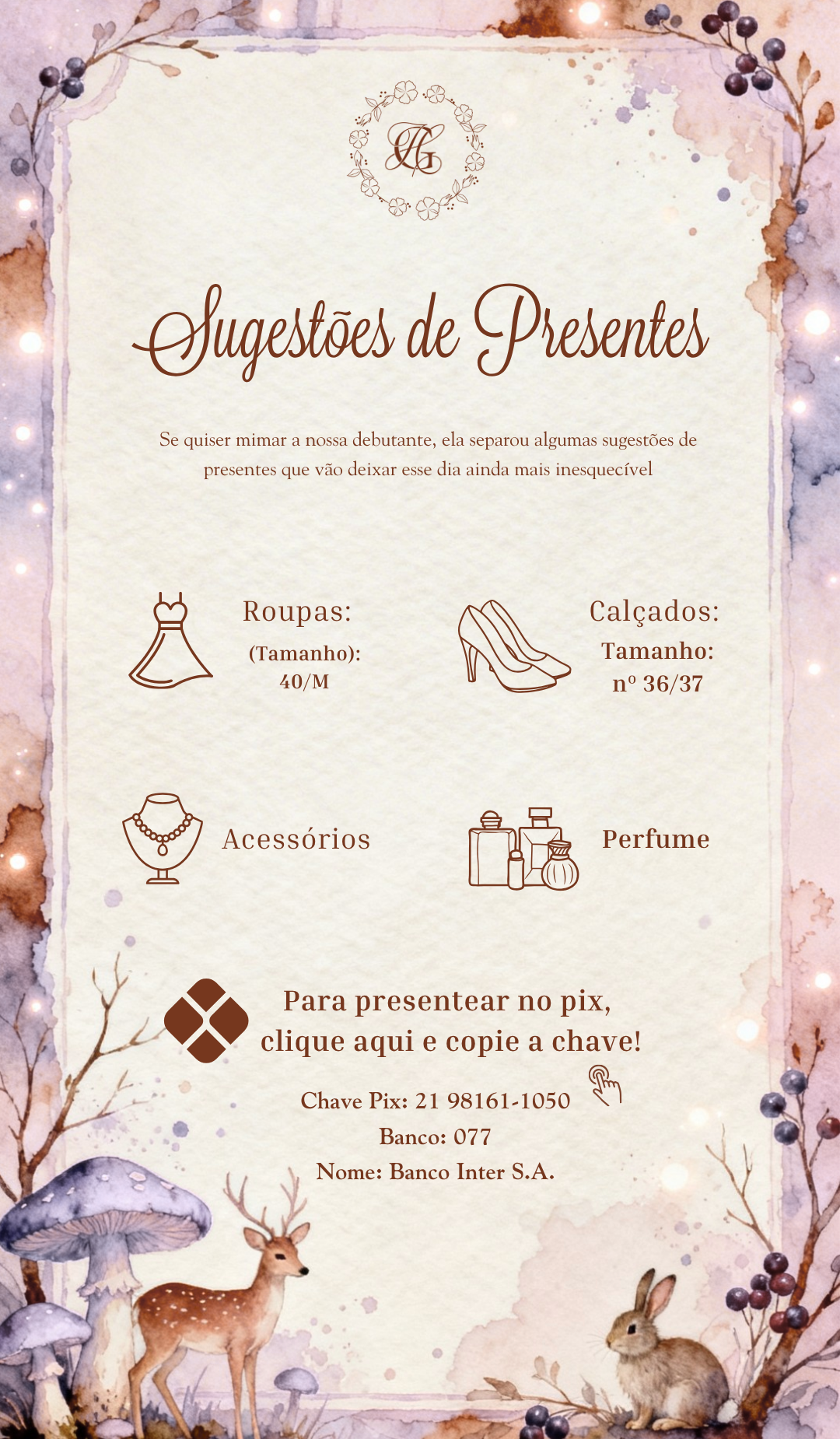 Sugestões de presente