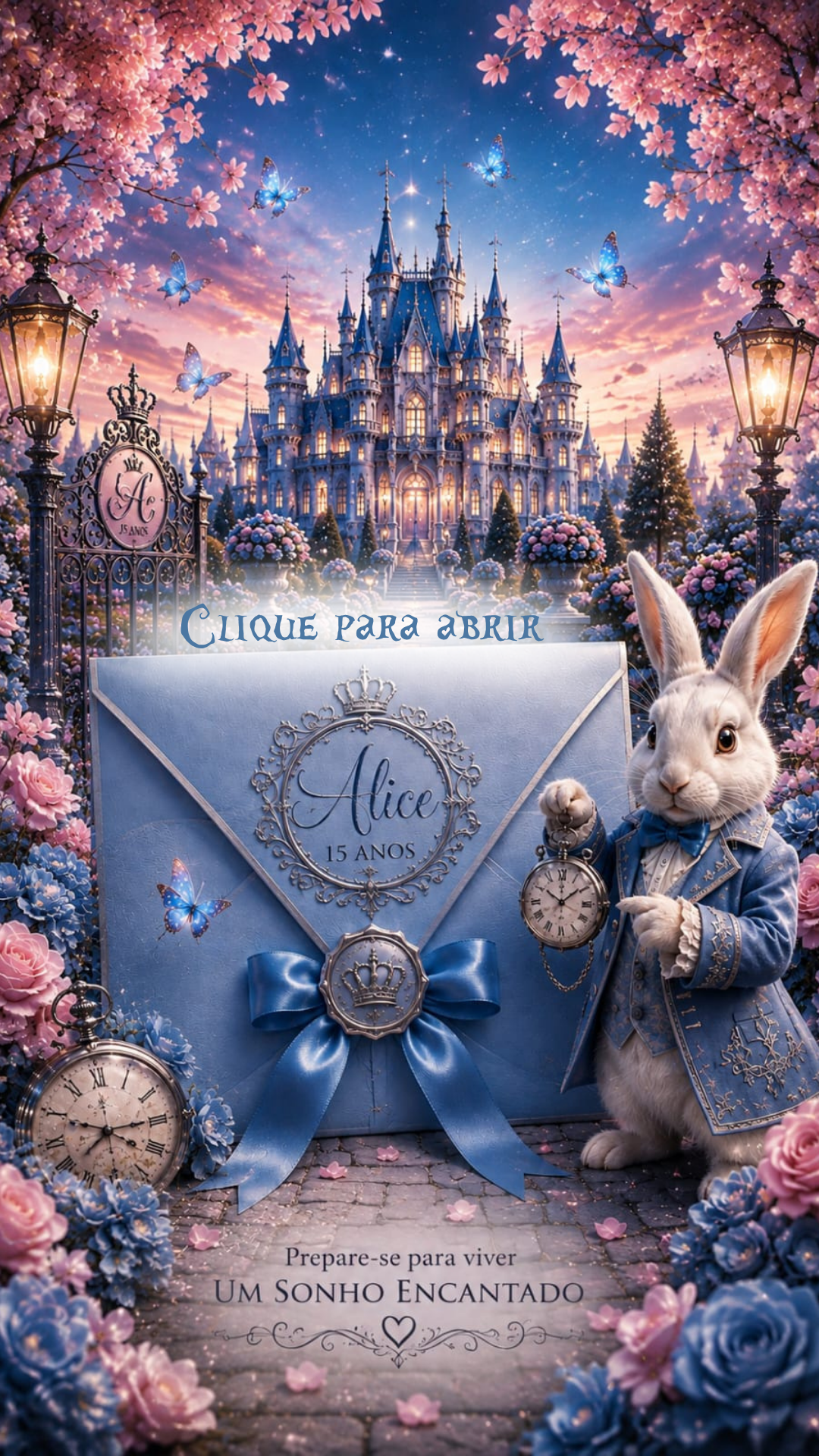 Convite Alice XV Anos