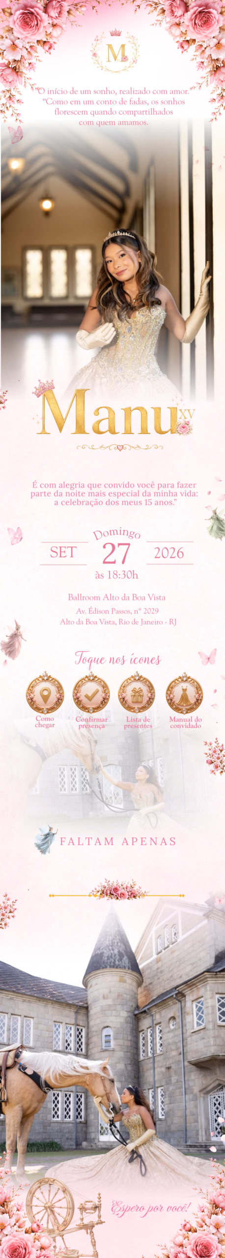 Convite Manu XV